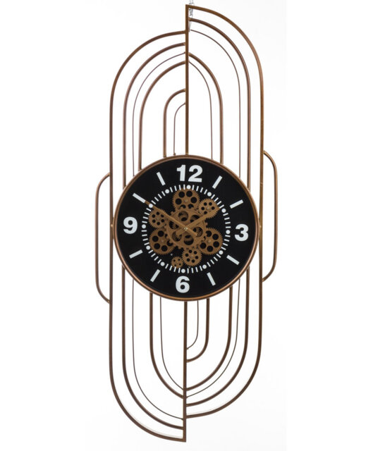 Akan Metal Wall Clock