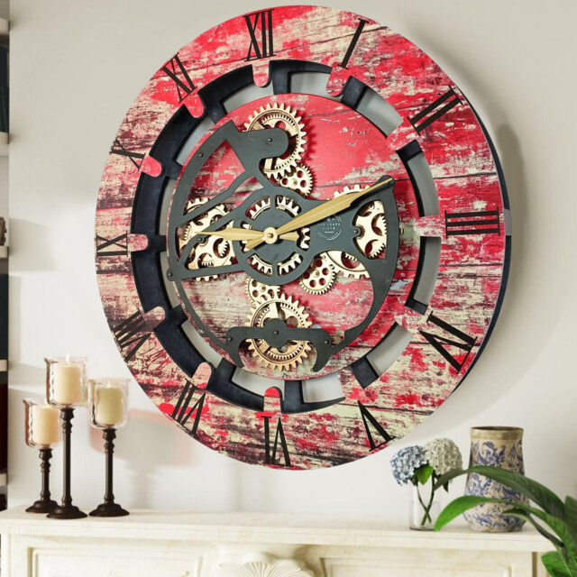Solid Wood Wall Clock