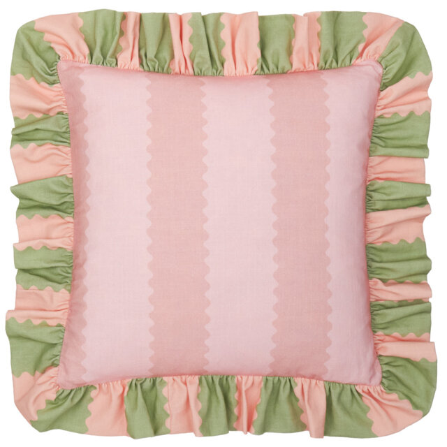 Striped Square Cushion