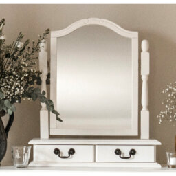 Lemaire Framed Mounts to Dresser Cheval Mirror