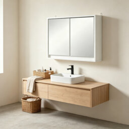 W H Medicine Cabinet Mirror