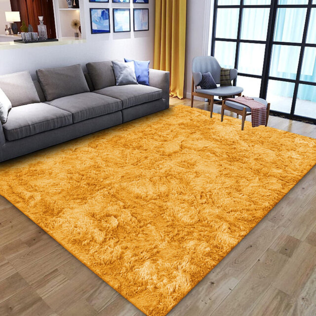 Fairstead Luxury Fluffy Indoor/Outdoor Modern Plush Shaggy Area Rug Bedroom Floor