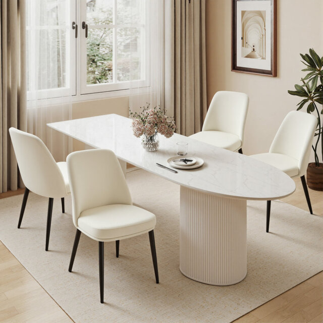 49Cm H Modern Velvet Upholstered Dining Chair for Kitchen/Dining Room