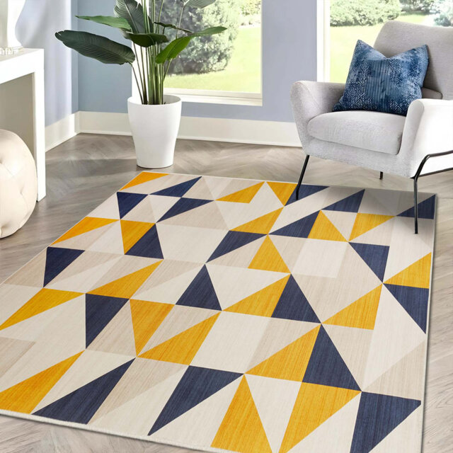 Printed Area Rug – Soft, Durable, Fade-Resistant Floor Decor For Living Room & Bedroom
