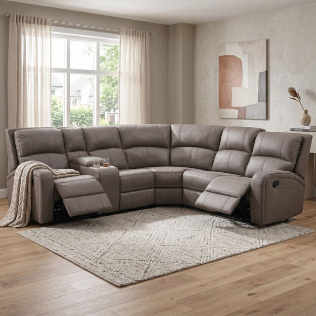 Champlin 5 Seater Reclining Corner Sofa