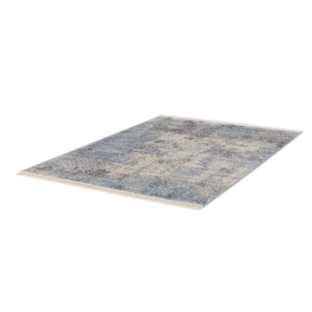 Arguelles Sustainable Power Loom Blue Rug