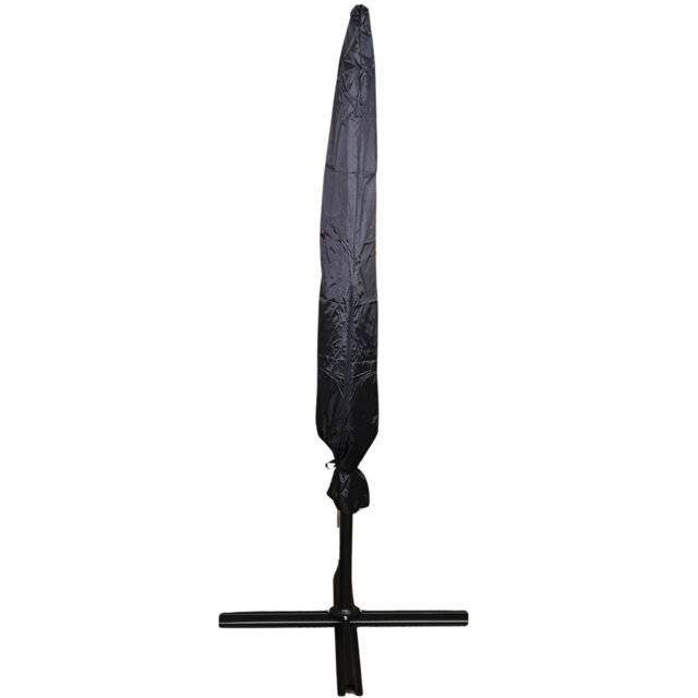 3M Waterproof Cover For Hanging Banana Cantilever Garden Parasol In Black