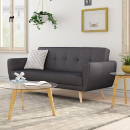 Farkas 215Cm Square Arm Sofa Bed