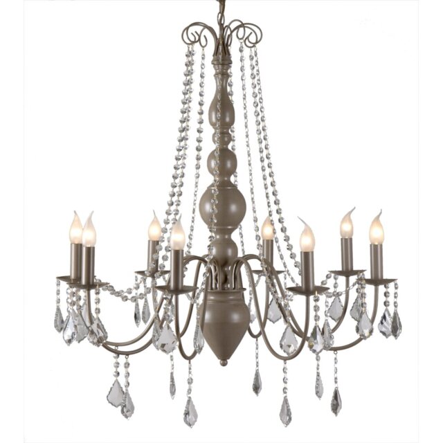 Cogburn 8 - Light Candle Style Chandelier