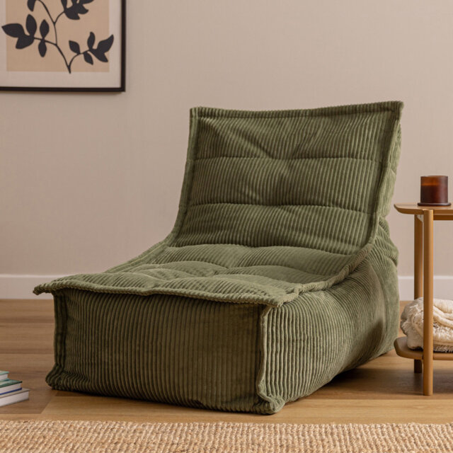 Dolce Corduroy Lounger Bean Bag