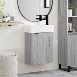 Single Bathroom Vanity with Ceramic Basin