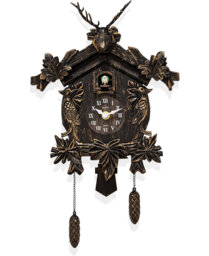 Acctim Lindau Cuckoo Clock Pendulum Hourly Cuckoo Antique Bronze