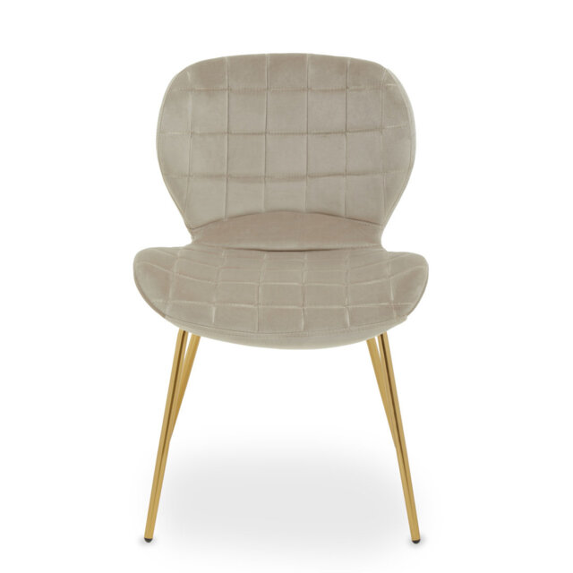 Fontenay 39cm H Polyester Blend Upholstered Metal Side Chair