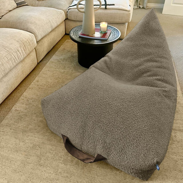 rucomfy Beanbags Snug Humbug Bean Bag Chair with Filling - Home Furniture Recliner Chair or Lounger - Soft Durable Fabric - Machine Washable - 120 x 8