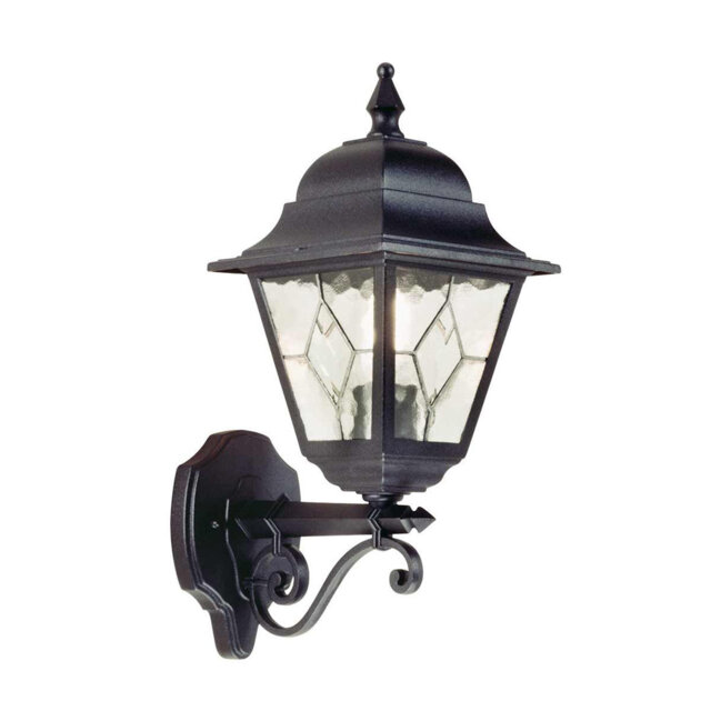 Verdigris Black 1 - Bulb Outdoor Wall Lantern