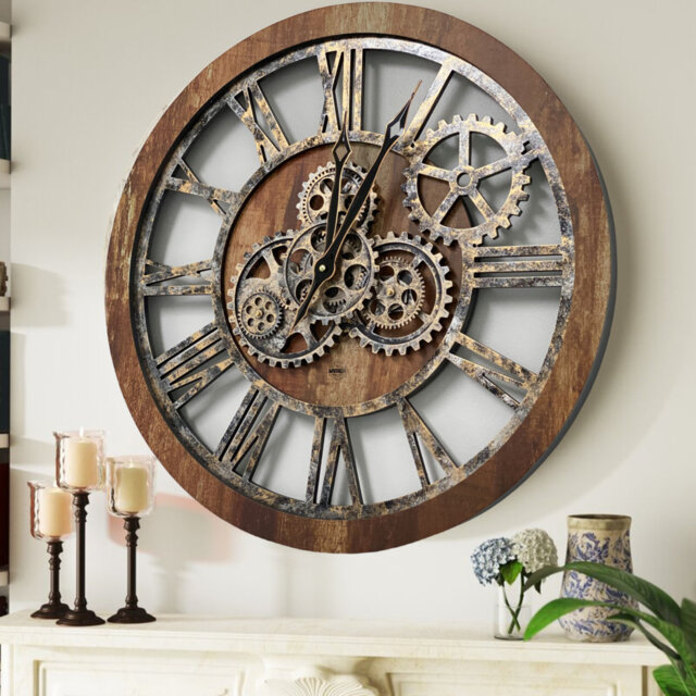Solid Wood Wall Clock