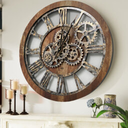 Solid Wood Wall Clock