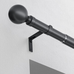 Steel Adjustable 2.5cm Single Curtain Pole