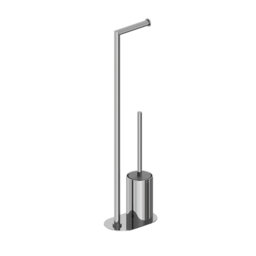 Cosmic Stainless Steel Made Free-Standing Toilet Brush and Holder