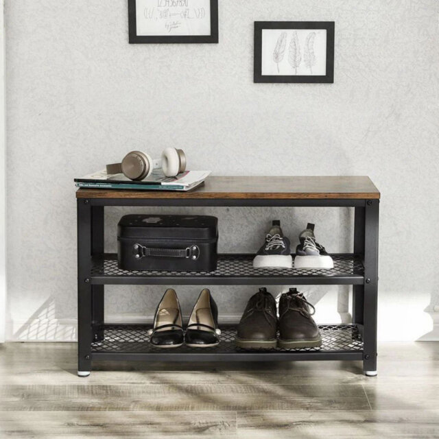 8 Pair Shoe Storage Bench