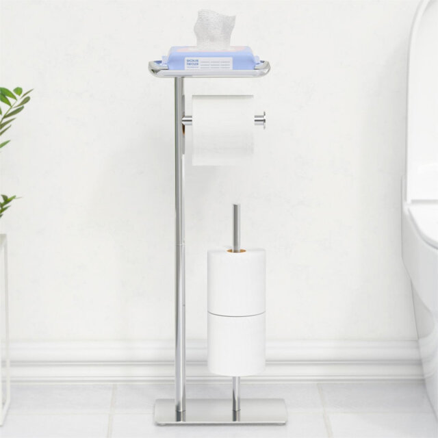 Free Standing Toilet Paper Holder