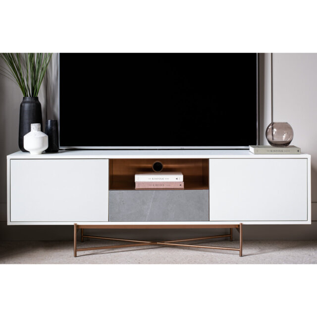 "Algrid Unfinished TV Stand for TVs up to 78"""