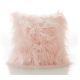 Jebediah Faux Mohair Cushion with Filler Pad