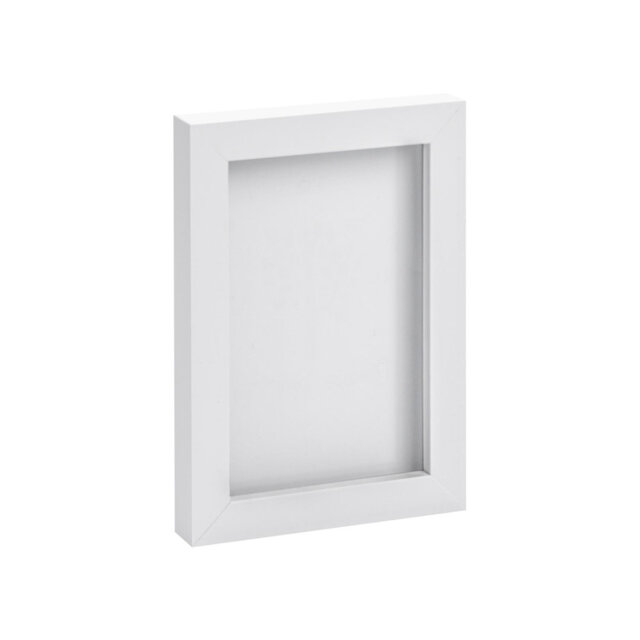 "Photo Frame with 4"" x 6"" Mount - 5"" x 7"" - Black/Ivory"