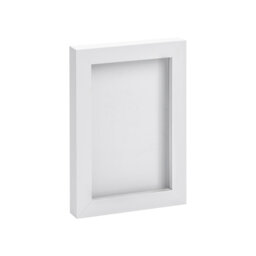 "Photo Frame with 4"" x 6"" Mount - 5"" x 7"" - Black/Ivory"