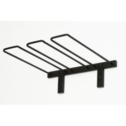 Rocio Wall Mounted Wine Glass Rack in Black