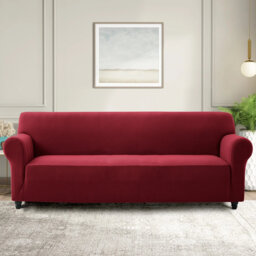 Spandex Stretch Sofa Cover - Jacquard Pattern Sofa Slipcover & Furniture Protector