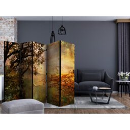 Townsville 225cm W x 172cm H 5 - Panel Solid Wood Folding Room Divider
