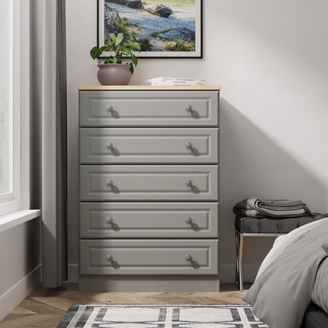 74cm W 5 - Drawer Chest of Drawers