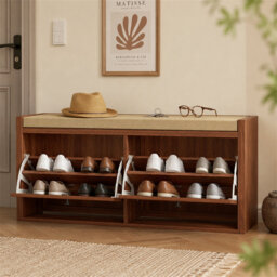 8 Pair Shoe Storage Bench