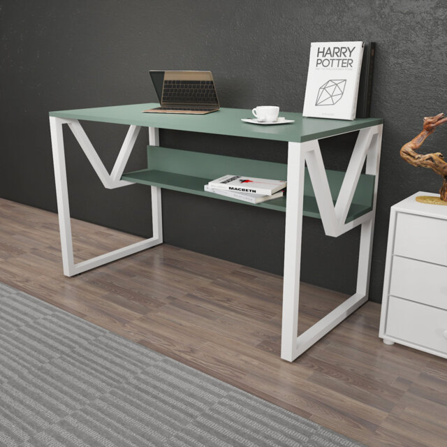 Lona 120Cm W Rectangular Computer Desk