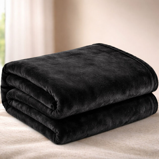 Soft Flannel Fleece King Throw Blanket Lightweight Plush Microfiber for Bed Sofa Home Living