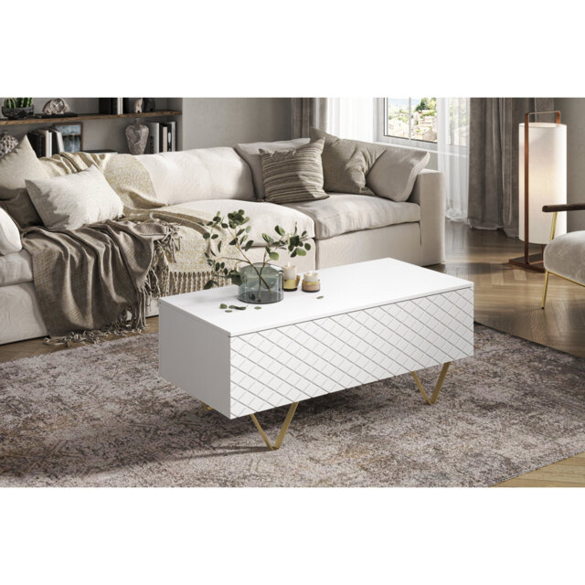 Bansilal Four Leg Coffee Table with Storage