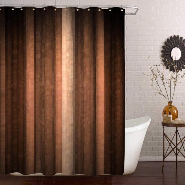 Polyester Shower Curtain Set