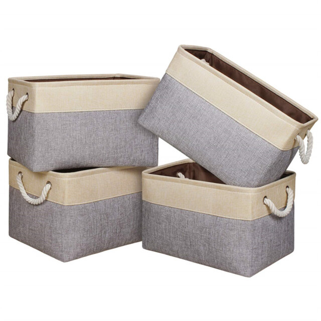 Breakwater Bay Fabric Decorative Bin