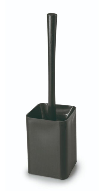 Spectrum Toilet Brush & Holder White Square