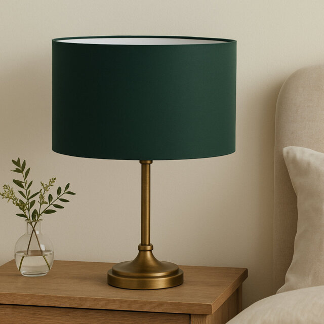 Cotton Drum Lamp Shade ( Screw On )