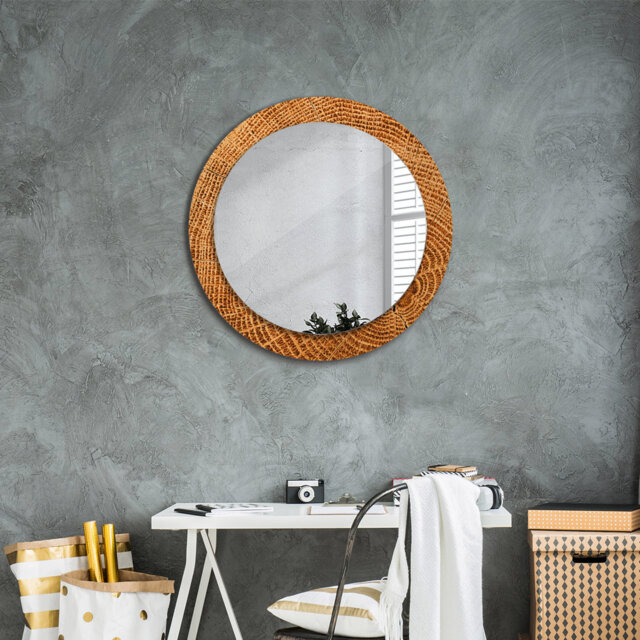 Huldar Glass Flat Wall Mirror