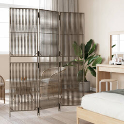 Mikie 147cm W x 180cm H 3 - Panel Folding Room Divider