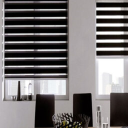 Premium Blackout Day & Night Zebra Roller Blinds – Dual Layer Window Shades for Privacy, Light Control & Modern Home Décor