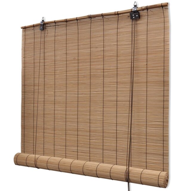 Semi Sheer Bamboo Roller Shade