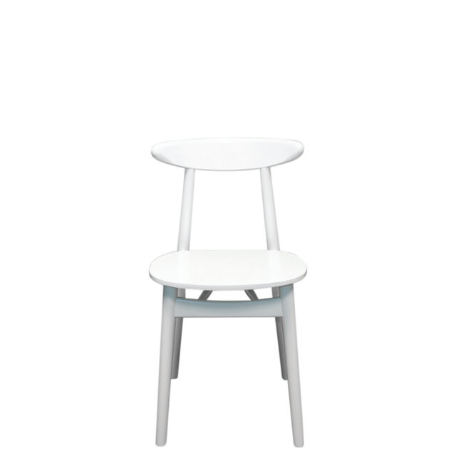 Acushnet 43cm H Solid Wood Ladder Back Stacking Side Chair