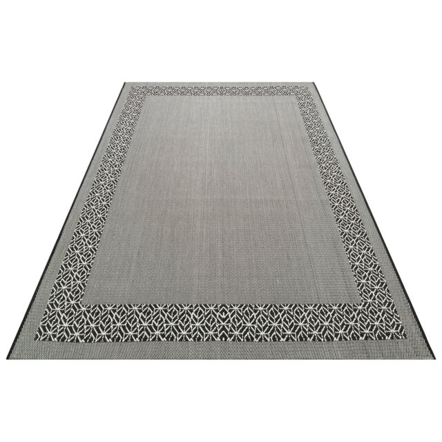 Terrazzo Black/Grey Indoor / Outdoor Area Rug