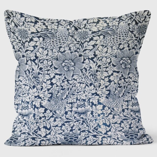 Bird and Anemone - William Morris Cushion