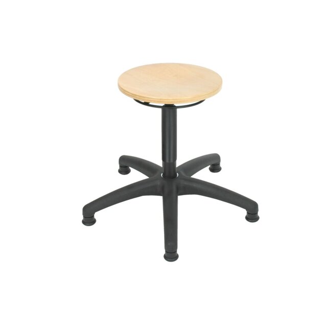 Height-adjustable office stool