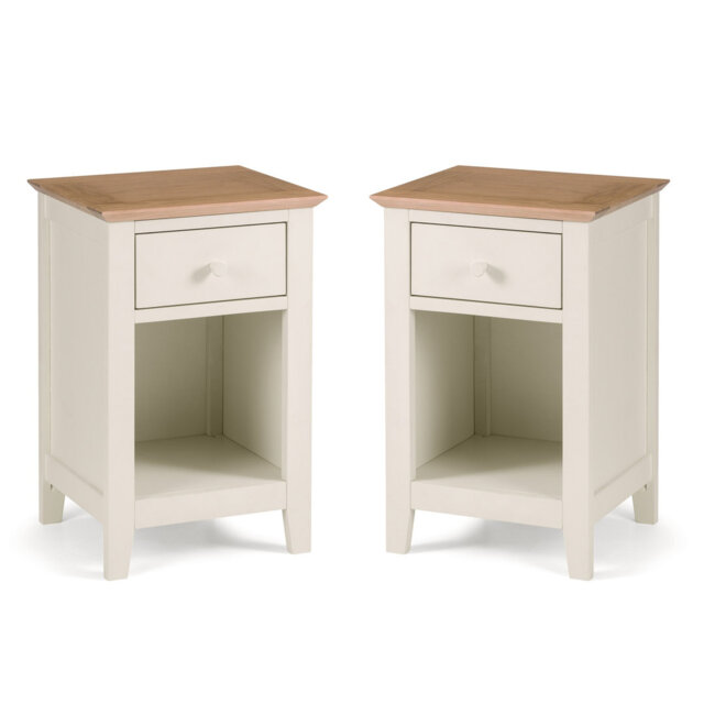Bledsoe 40cm W Solid Wood Bedside Table